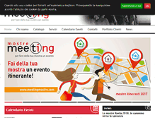 Tablet Screenshot of meetingmostre.com